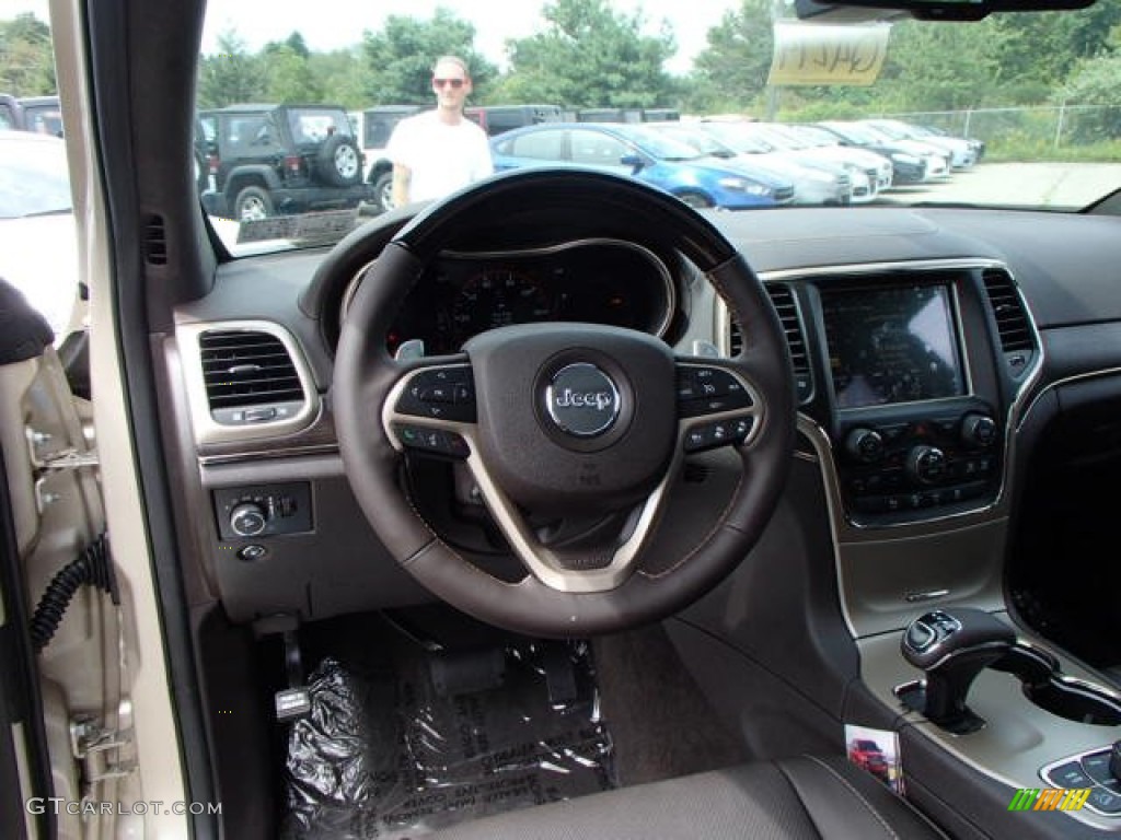 2014 Grand Cherokee Summit 4x4 - Cashmere Pearl / Summit Grand Canyon Jeep Brown Natura Leather photo #12