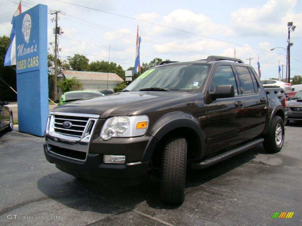 2007 Explorer Sport Trac XLT - Dark Stone Metallic / Light Stone photo #25