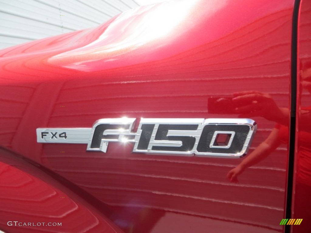 2013 F150 FX4 SuperCrew 4x4 - Ruby Red Metallic / Black photo #7