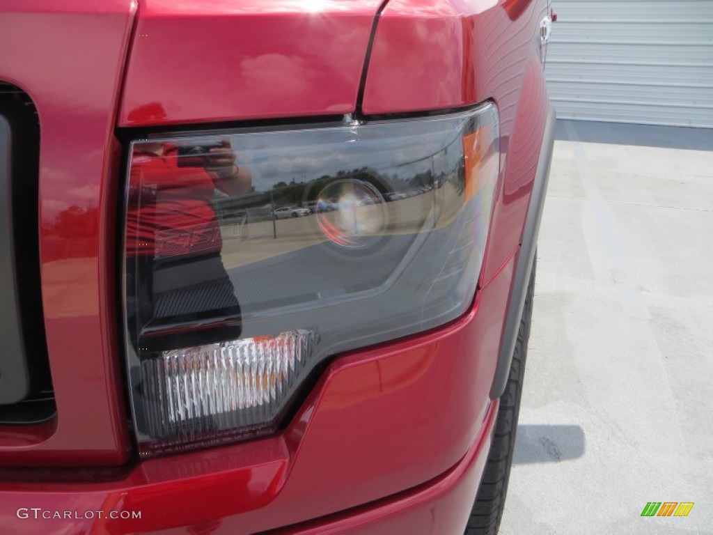 2013 F150 FX4 SuperCrew 4x4 - Ruby Red Metallic / Black photo #11