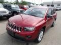 2014 Deep Cherry Red Crystal Pearl Jeep Compass Sport 4x4  photo #2