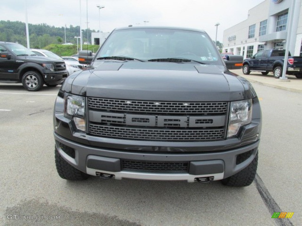 2011 F150 SVT Raptor SuperCab 4x4 - Tuxedo Black Metallic / Raptor Black/Orange photo #5