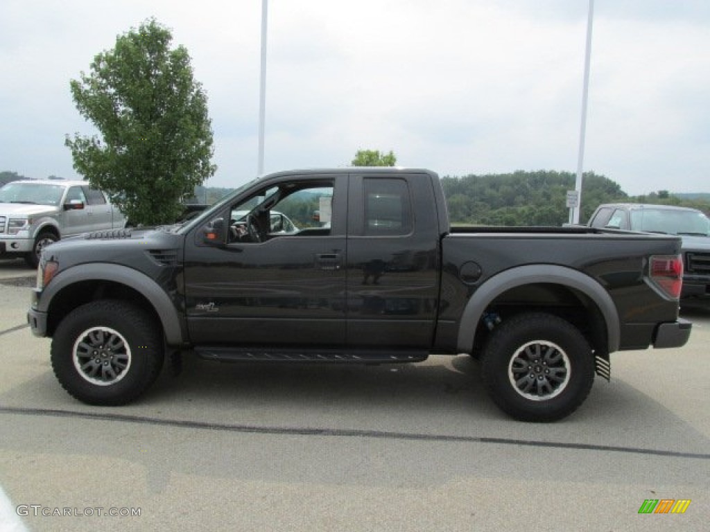 Tuxedo Black Metallic 2011 Ford F150 SVT Raptor SuperCab 4x4 Exterior Photo #85039519