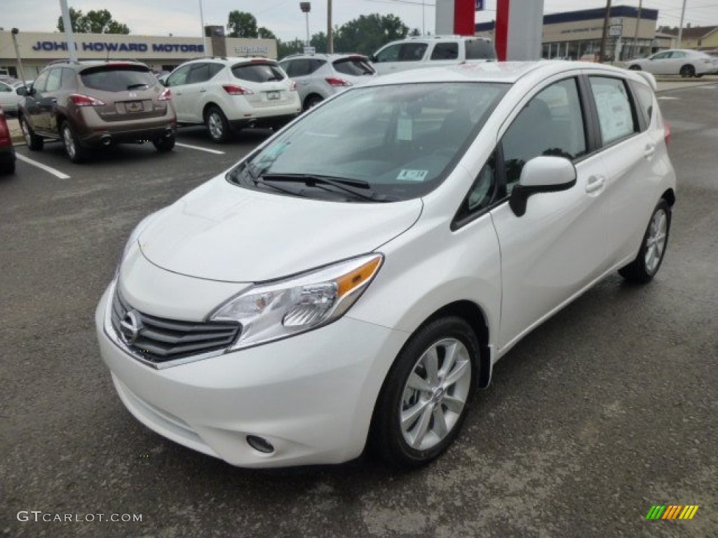 Aspen White 2014 Nissan Versa Note SV Exterior Photo #85039654