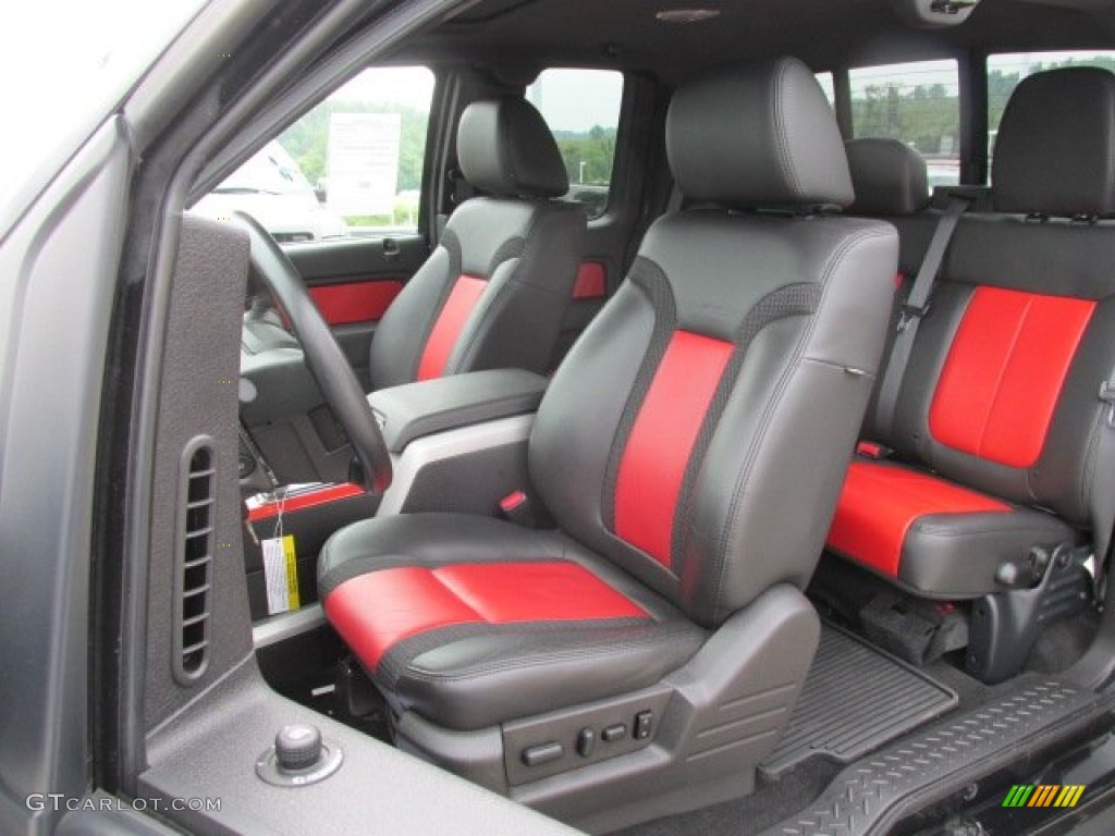 2011 Ford F150 SVT Raptor SuperCab 4x4 Front Seat Photo #85039672