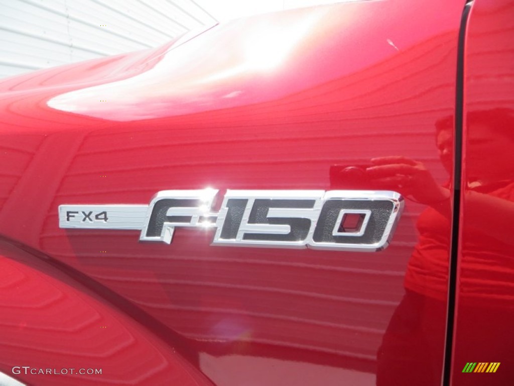 2013 F150 FX4 SuperCrew 4x4 - Ruby Red Metallic / Black photo #7