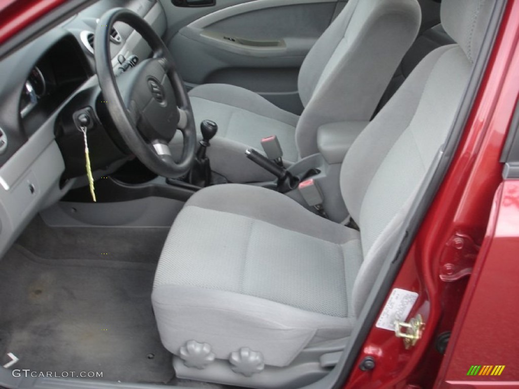 Grey Interior 2007 Suzuki Forenza Wagon Photo #85040185