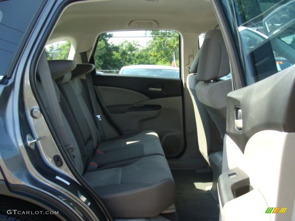 2012 CR-V LX 4WD - Polished Metal Metallic / Gray photo #12