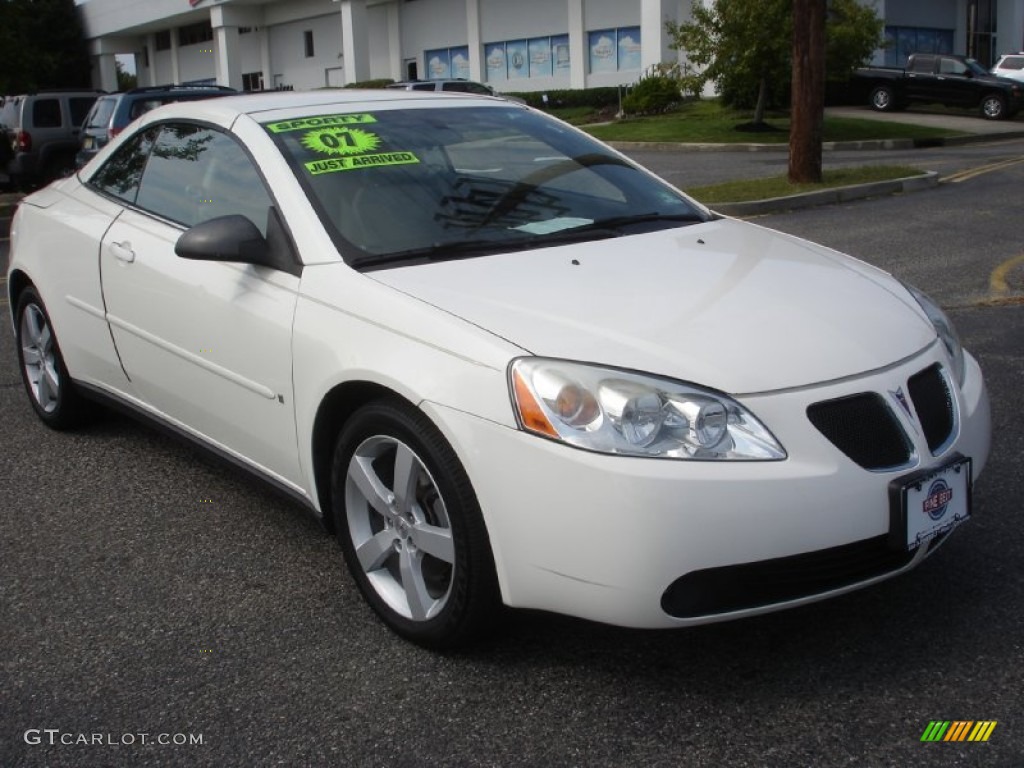 Ivory White 2007 Pontiac G6 GT Convertible Exterior Photo #85042477