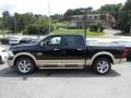 2012 Black Dodge Ram 1500 Laramie Longhorn Crew Cab 4x4  photo #4