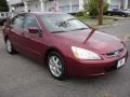 2005 Redondo Red Pearl Honda Accord EX-L V6 Sedan  photo #3