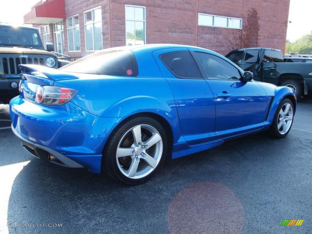 2005 RX-8  - Winning Blue Metallic / Black photo #3