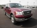 Dark Toreador Red Metallic - F150 Lariat SuperCrew 4x4 Photo No. 2