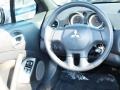 Dark Charcoal 2012 Mitsubishi Eclipse Spyder GS Sport Steering Wheel