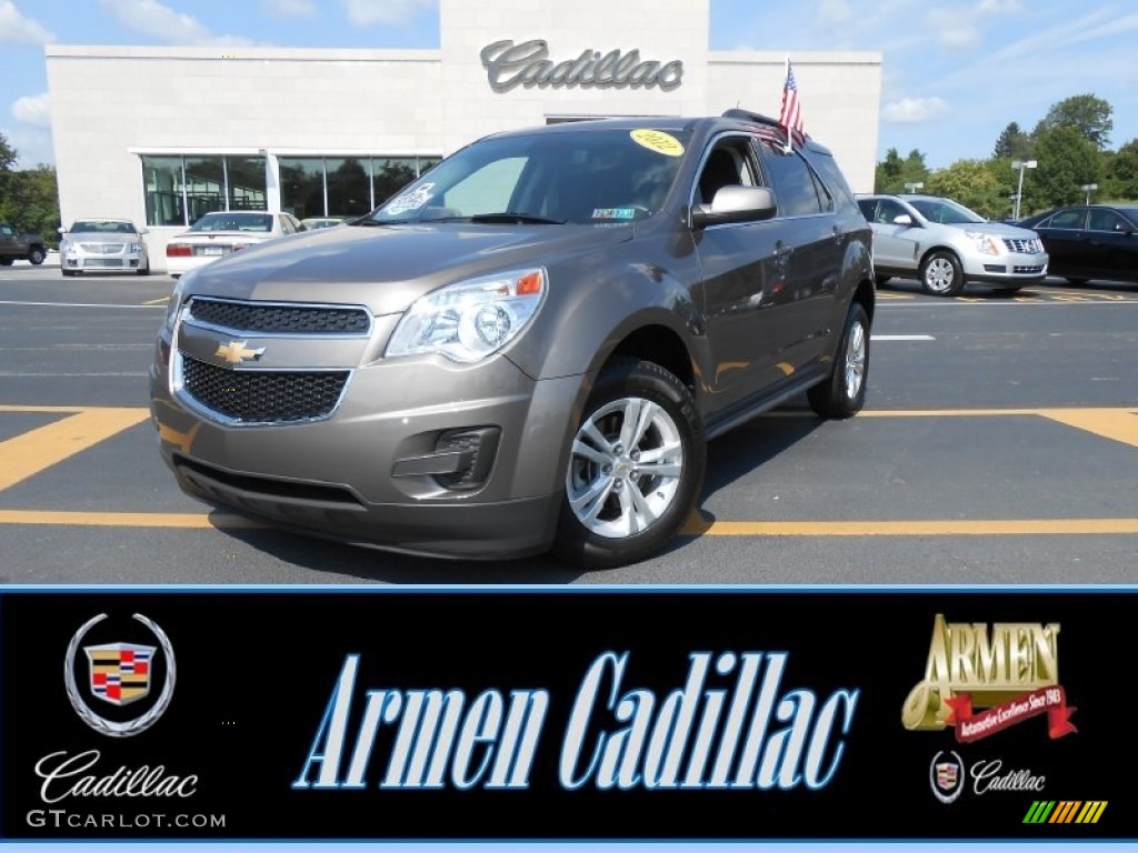 2012 Equinox LT AWD - Mocha Steel Metallic / Jet Black photo #1