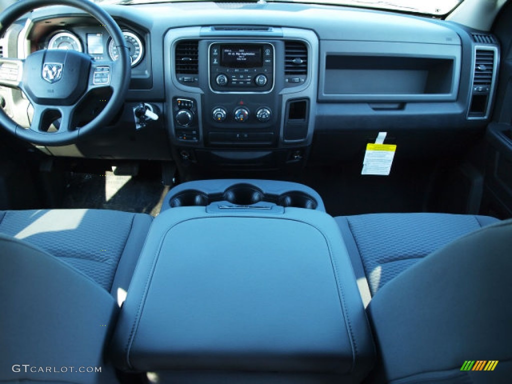 2014 1500 Tradesman Quad Cab 4x4 - Bright Silver Metallic / Black/Diesel Gray photo #5