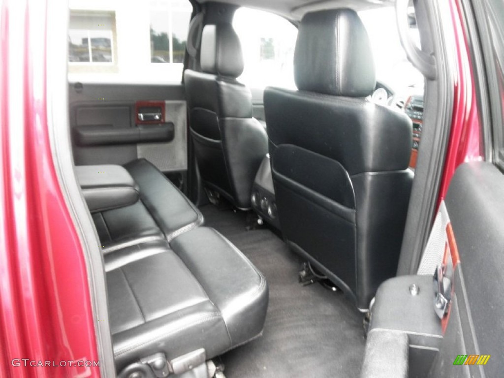 2005 F150 Lariat SuperCrew 4x4 - Dark Toreador Red Metallic / Black photo #29