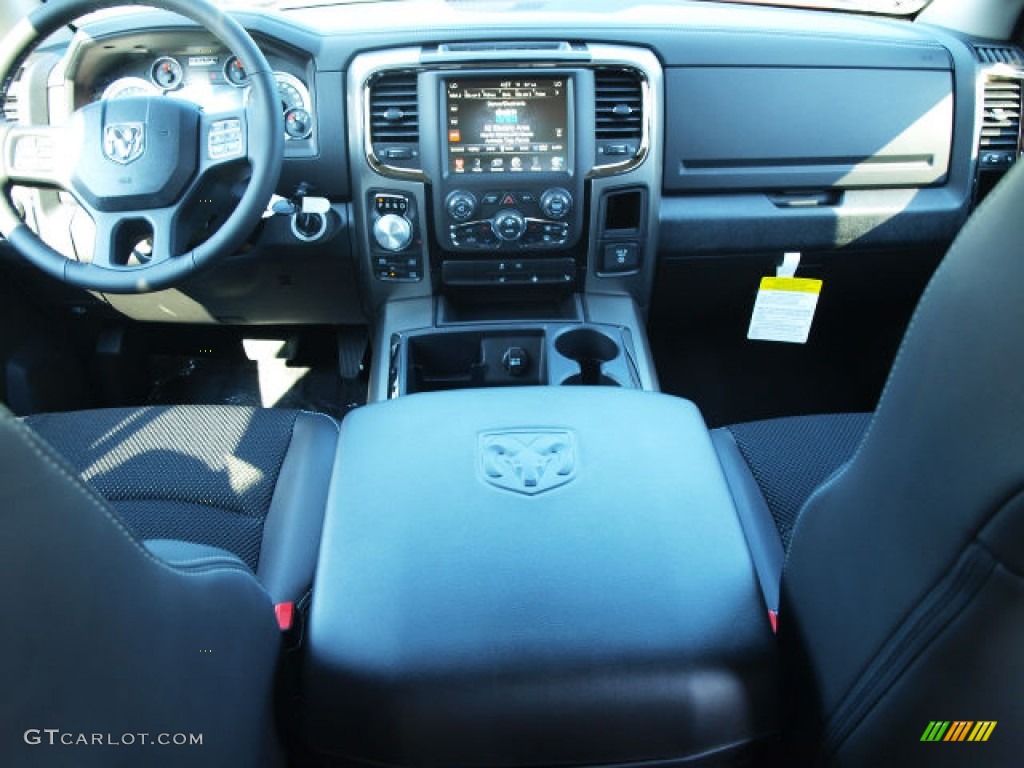 2014 Ram 1500 Sport Quad Cab 4x4 Black Dashboard Photo #85044928
