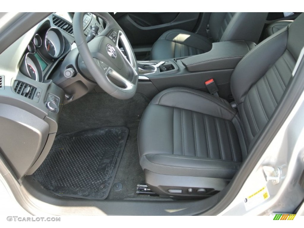 Ebony Interior 2013 Buick Regal GS Photo #85045353