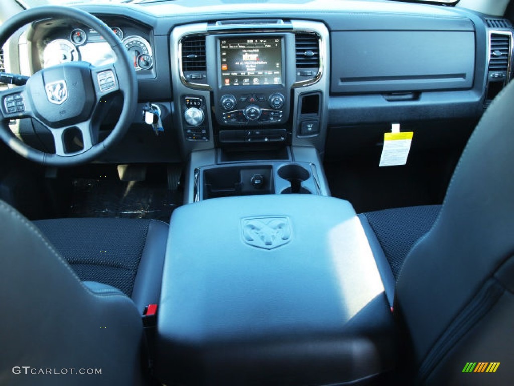 2014 1500 Sport Quad Cab 4x4 - Bright White / Black photo #5