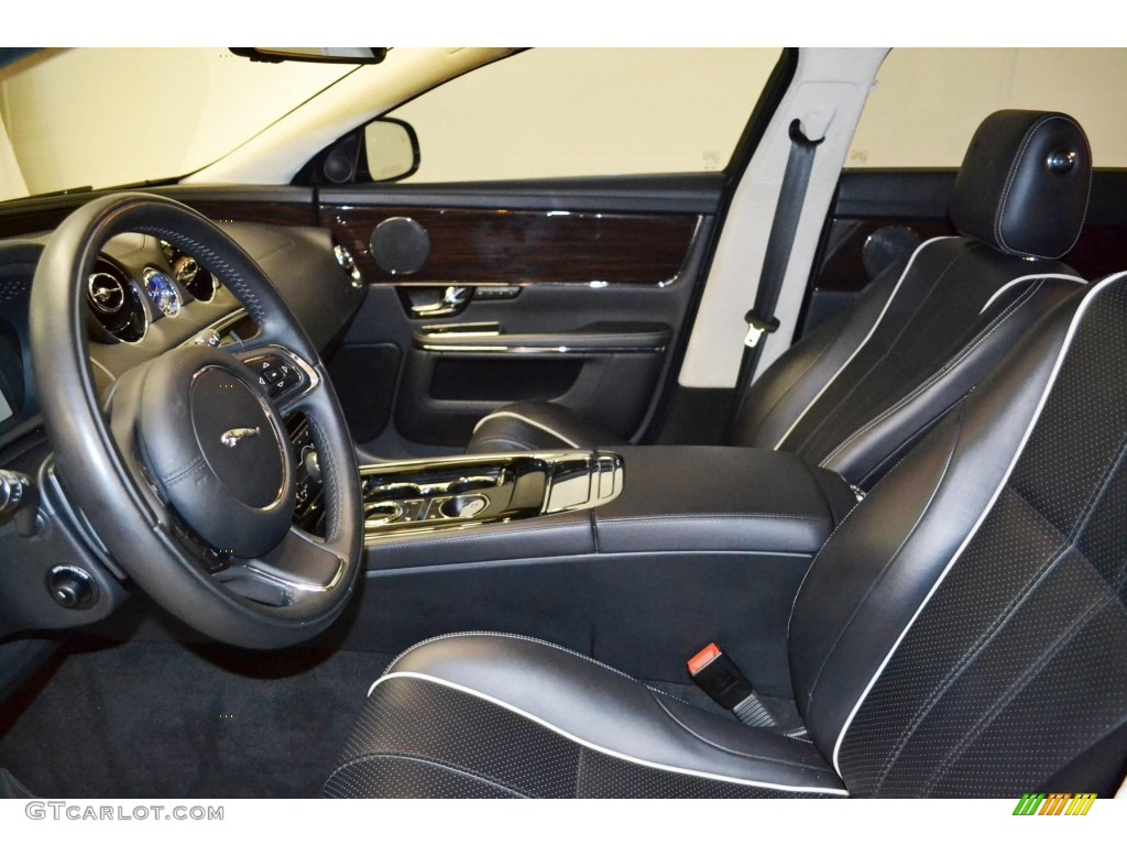 Jet/Ivory Interior 2012 Jaguar XJ XJL Portfolio Photo #85046539