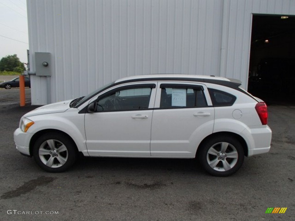 2011 Caliber Mainstreet - Bright White / Dark Slate Gray photo #1