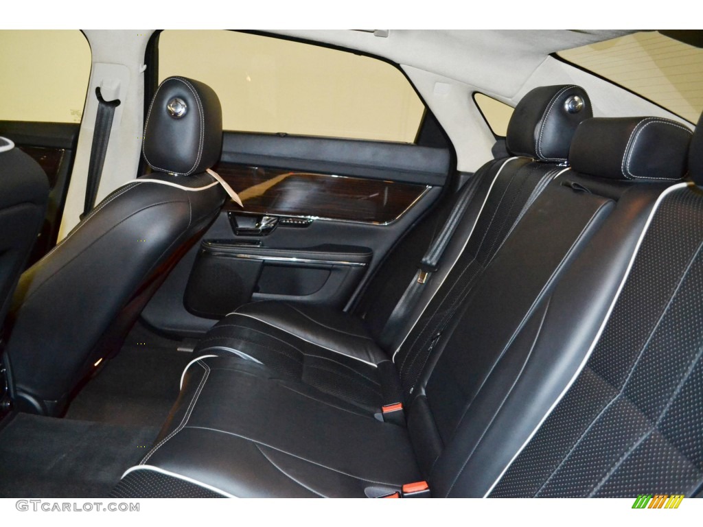 Jet/Ivory Interior 2012 Jaguar XJ XJL Portfolio Photo #85046812