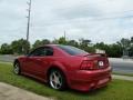 2000 Laser Red Metallic Ford Mustang V6 Coupe  photo #3