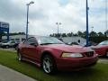 2000 Laser Red Metallic Ford Mustang V6 Coupe  photo #7