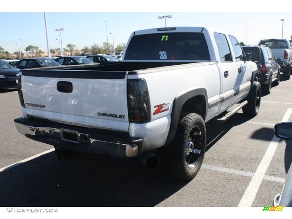 2002 Silverado 2500 LS Crew Cab 4x4 - Summit White / Graphite photo #2