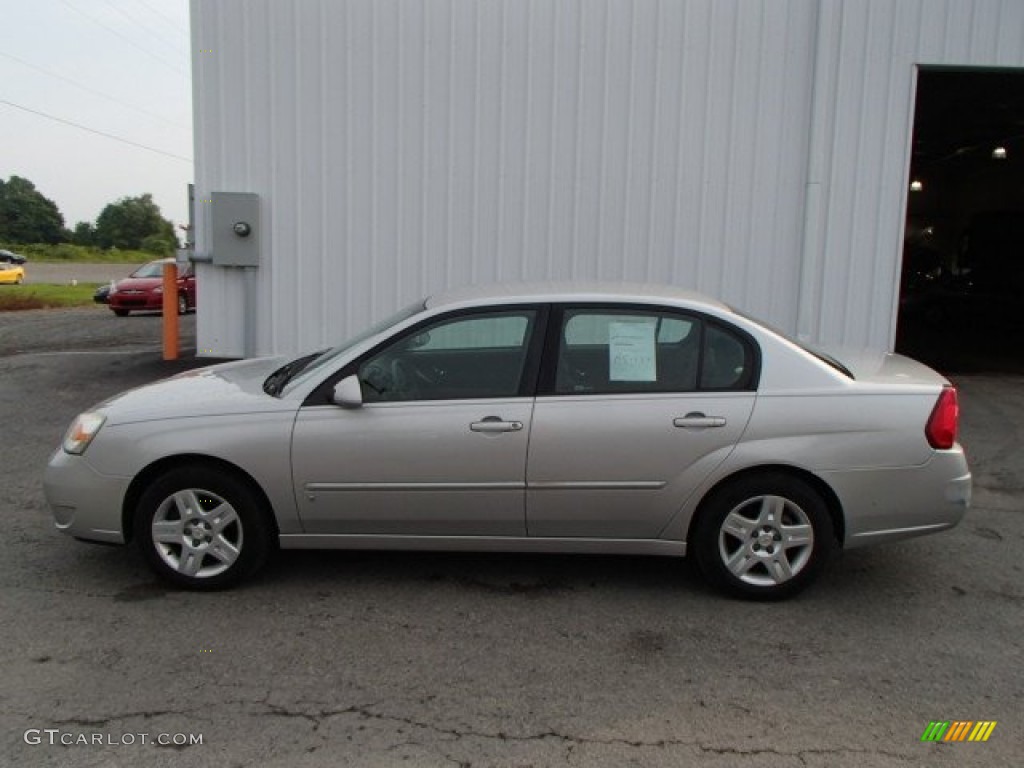 2006 Malibu LT V6 Sedan - Silverstone Metallic / Ebony Black photo #1