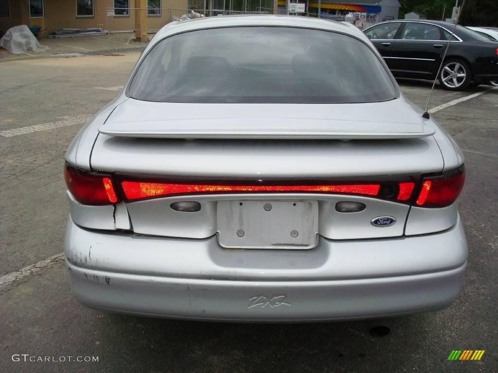 2001 Escort ZX2 Coupe - Silver Frost Metallic / Dark Charcoal photo #7