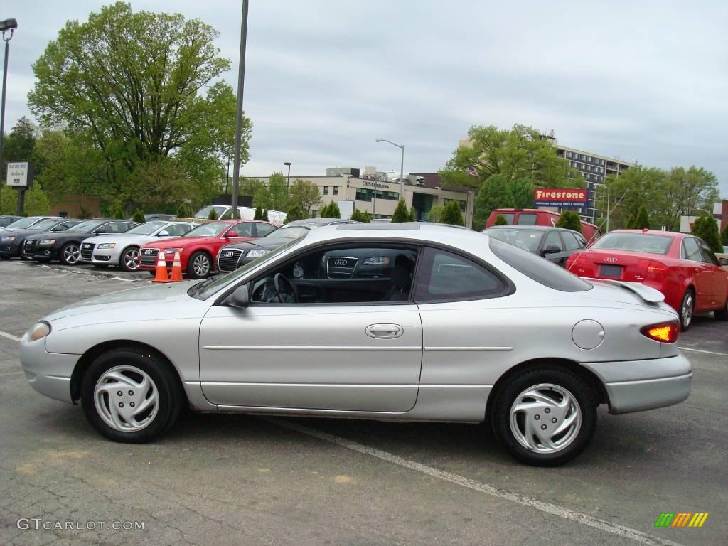 2001 Escort ZX2 Coupe - Silver Frost Metallic / Dark Charcoal photo #9