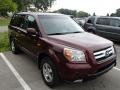 2007 Dark Cherry Pearl Honda Pilot EX 4WD  photo #1