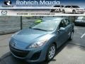 2011 Gunmetal Blue Mica Mazda MAZDA3 i Sport 4 Door  photo #1