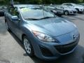 2011 Gunmetal Blue Mica Mazda MAZDA3 i Sport 4 Door  photo #3