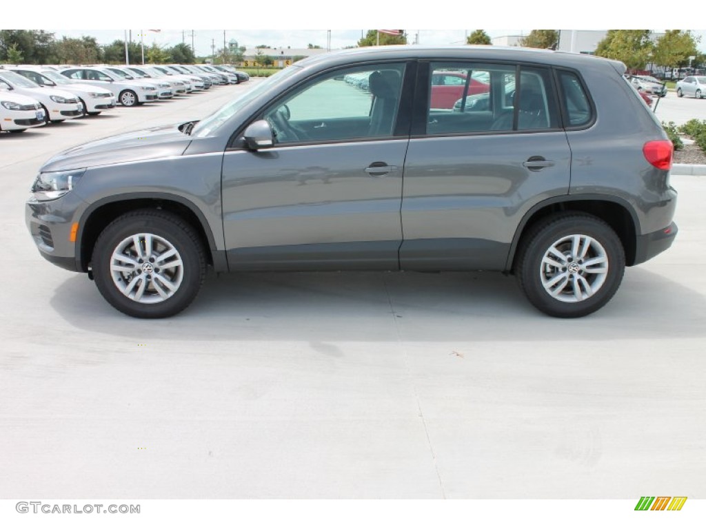 Pepper Gray Metallic 2014 Volkswagen Tiguan S Exterior Photo #85050568