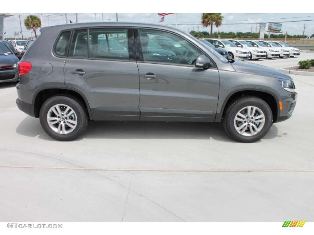 Pepper Gray Metallic 2014 Volkswagen Tiguan S Exterior Photo #85050670