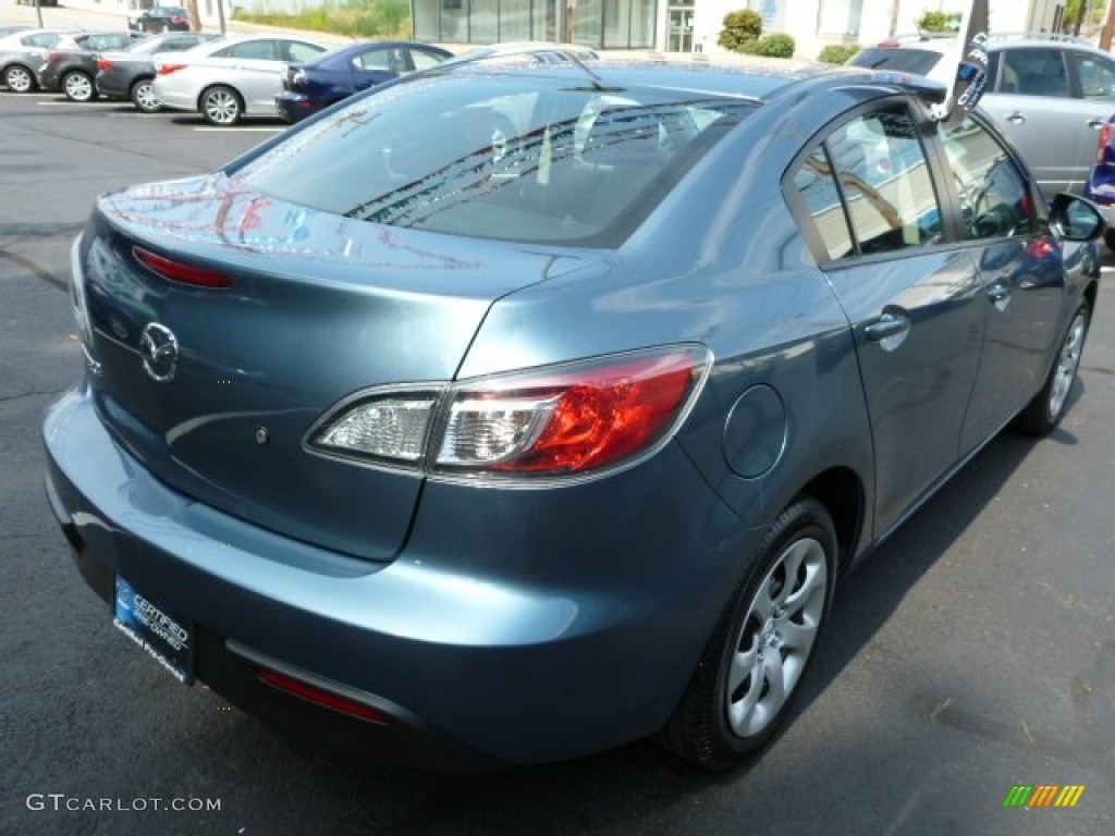2011 MAZDA3 i Sport 4 Door - Gunmetal Blue Mica / Black photo #12