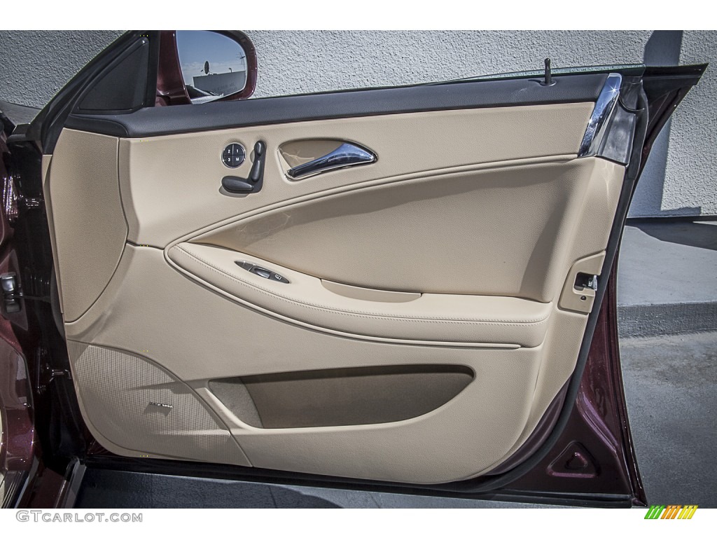 2010 Mercedes-Benz CLS 550 Cashmere Door Panel Photo #85052395