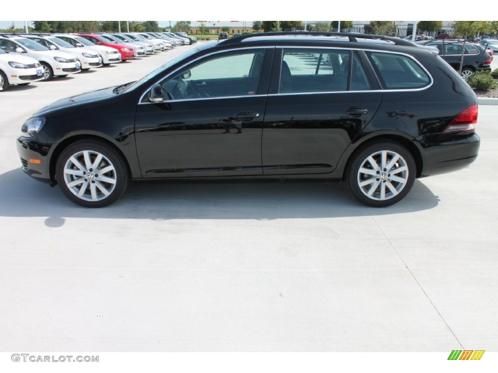 Black 2014 Volkswagen Jetta TDI SportWagen Exterior Photo #85052638