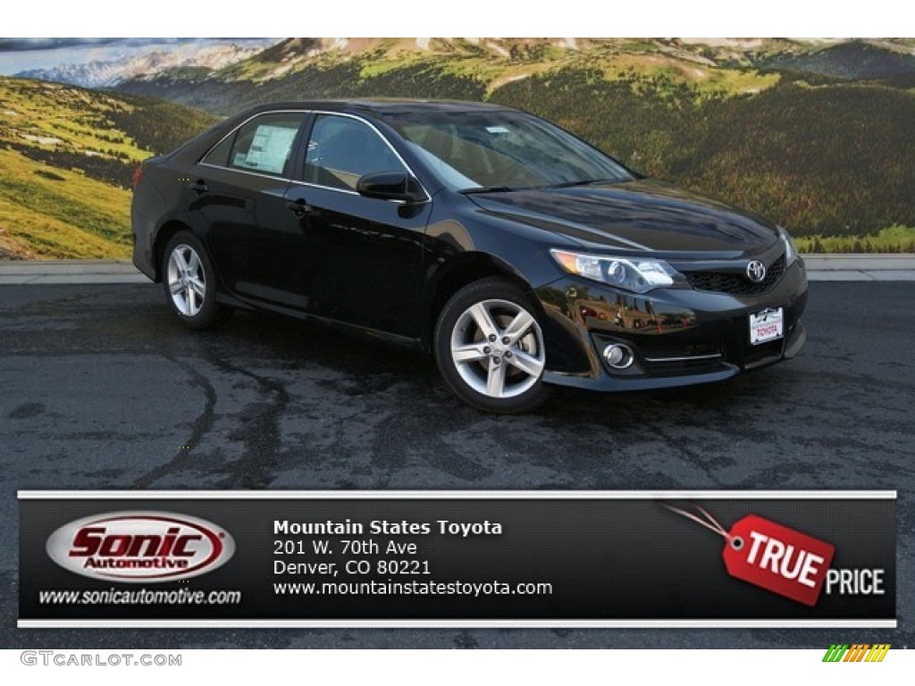 2013 Camry SE - Attitude Black Metallic / Black/Ash photo #1