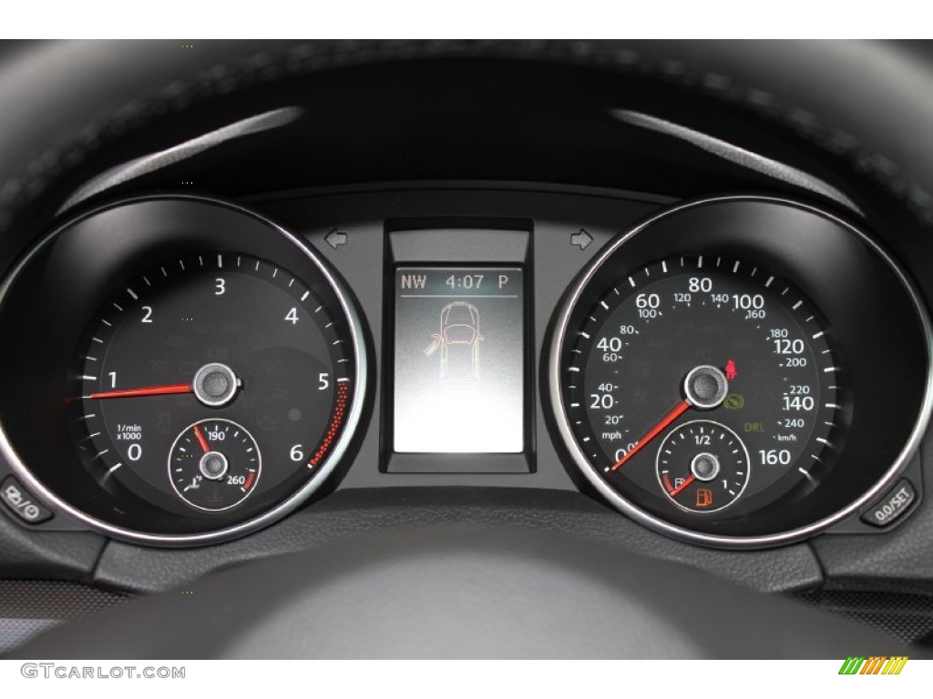 2014 Volkswagen Jetta TDI SportWagen Gauges Photo #85053028