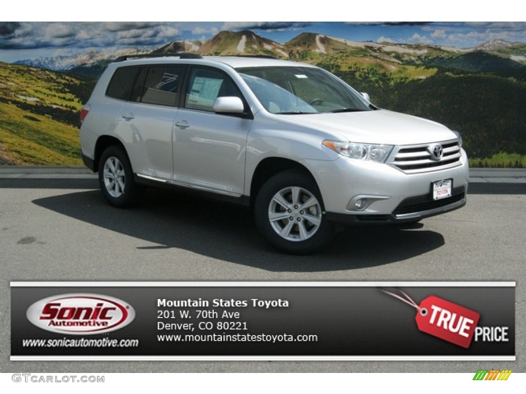 2013 Highlander V6 4WD - Classic Silver Metallic / Ash photo #1