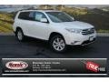 2013 Blizzard White Pearl Toyota Highlander SE 4WD  photo #1
