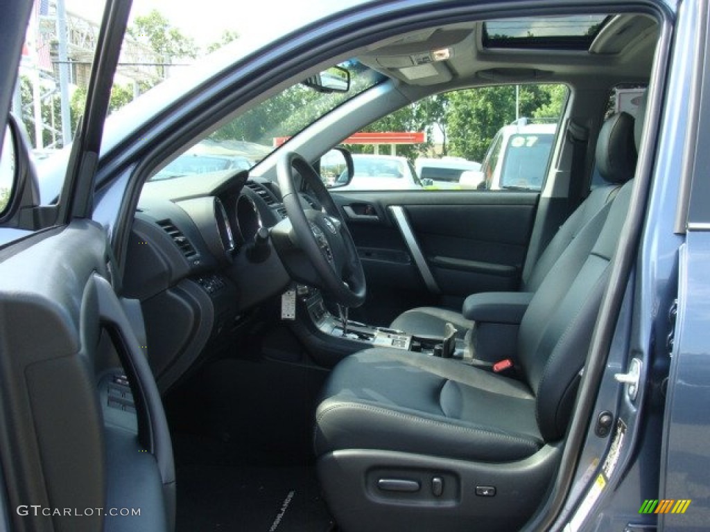 2013 Highlander SE 4WD - Nautical Blue Metallic / Black photo #7