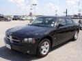 2009 Brilliant Black Crystal Pearl Dodge Charger SXT  photo #7