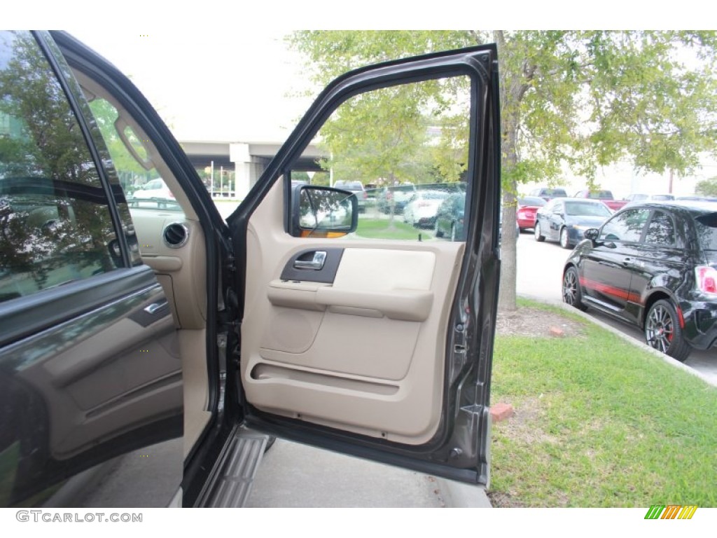 2005 Expedition Eddie Bauer - Dark Stone Metallic / Medium Parchment photo #15