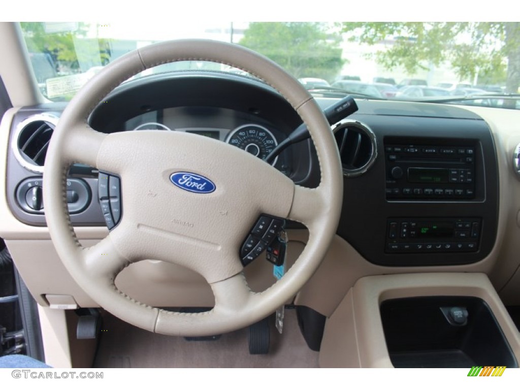 2005 Expedition Eddie Bauer - Dark Stone Metallic / Medium Parchment photo #21