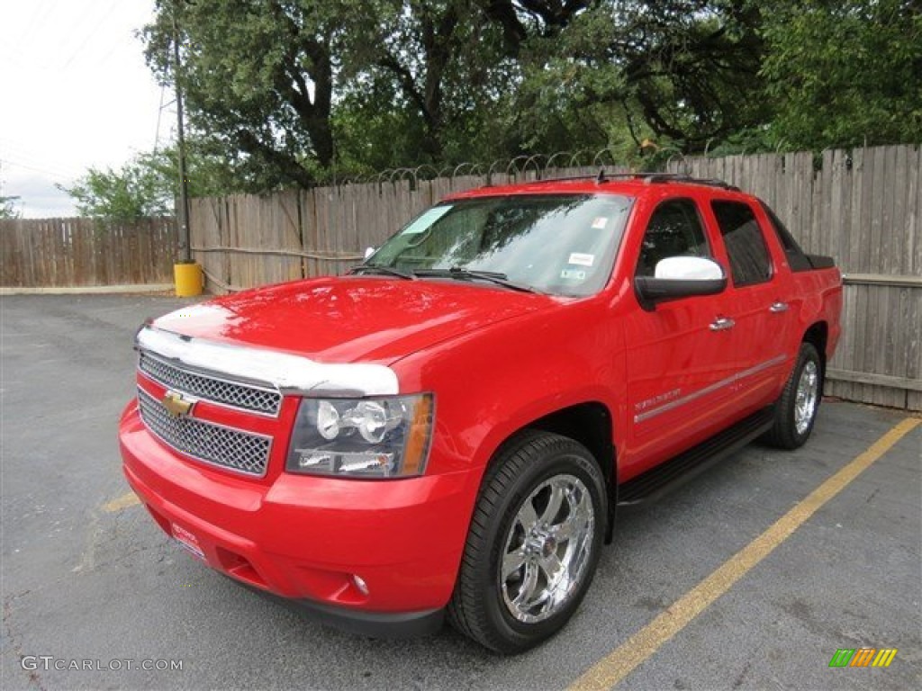 Victory Red 2011 Chevrolet Avalanche LTZ 4x4 Exterior Photo #85056244